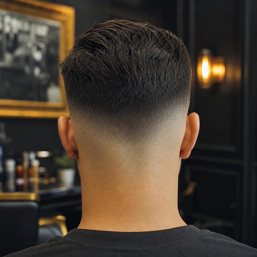 Clean fresh fade finished at Beyefendi Gents Salon